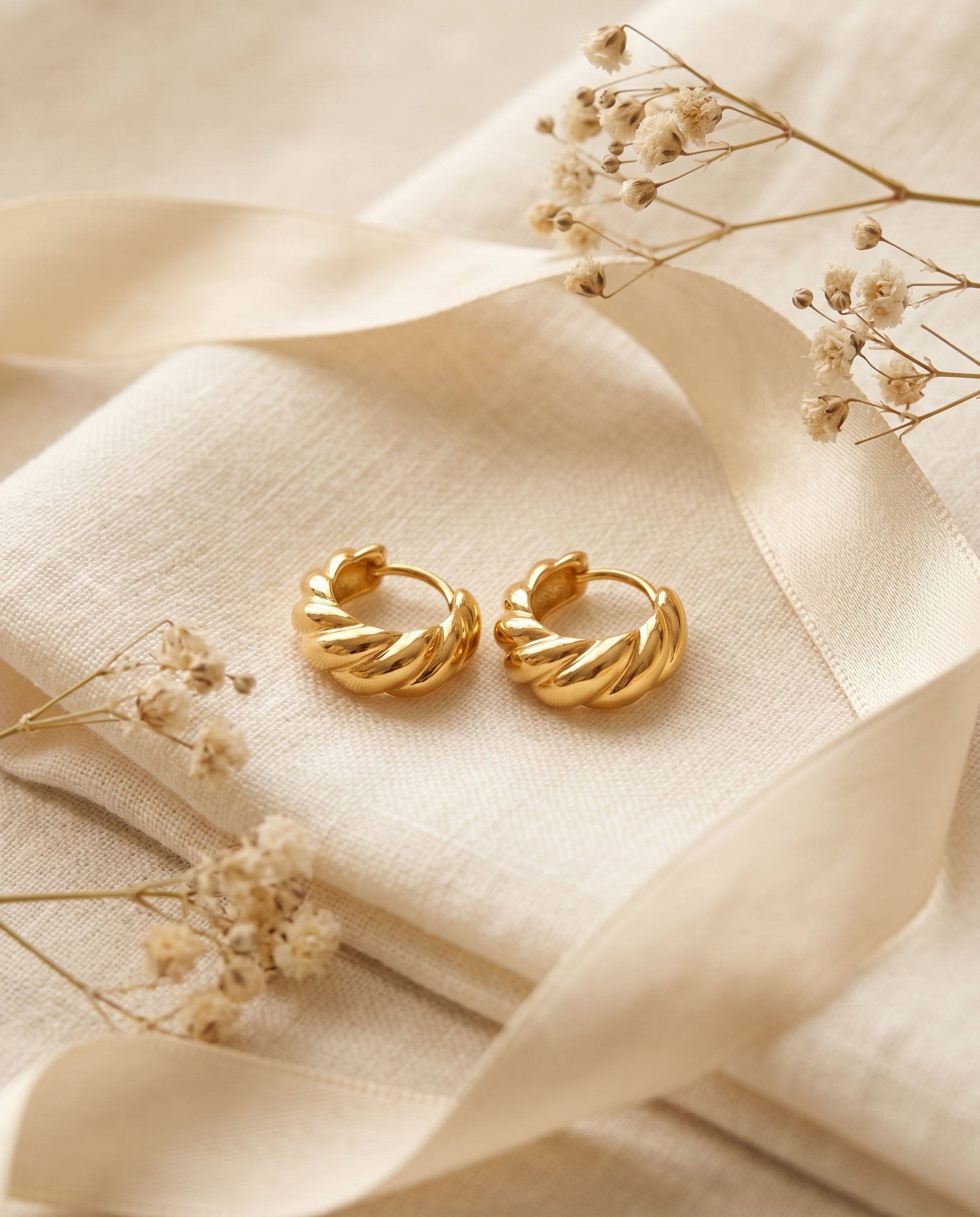 Tiziana Gold Earrings
