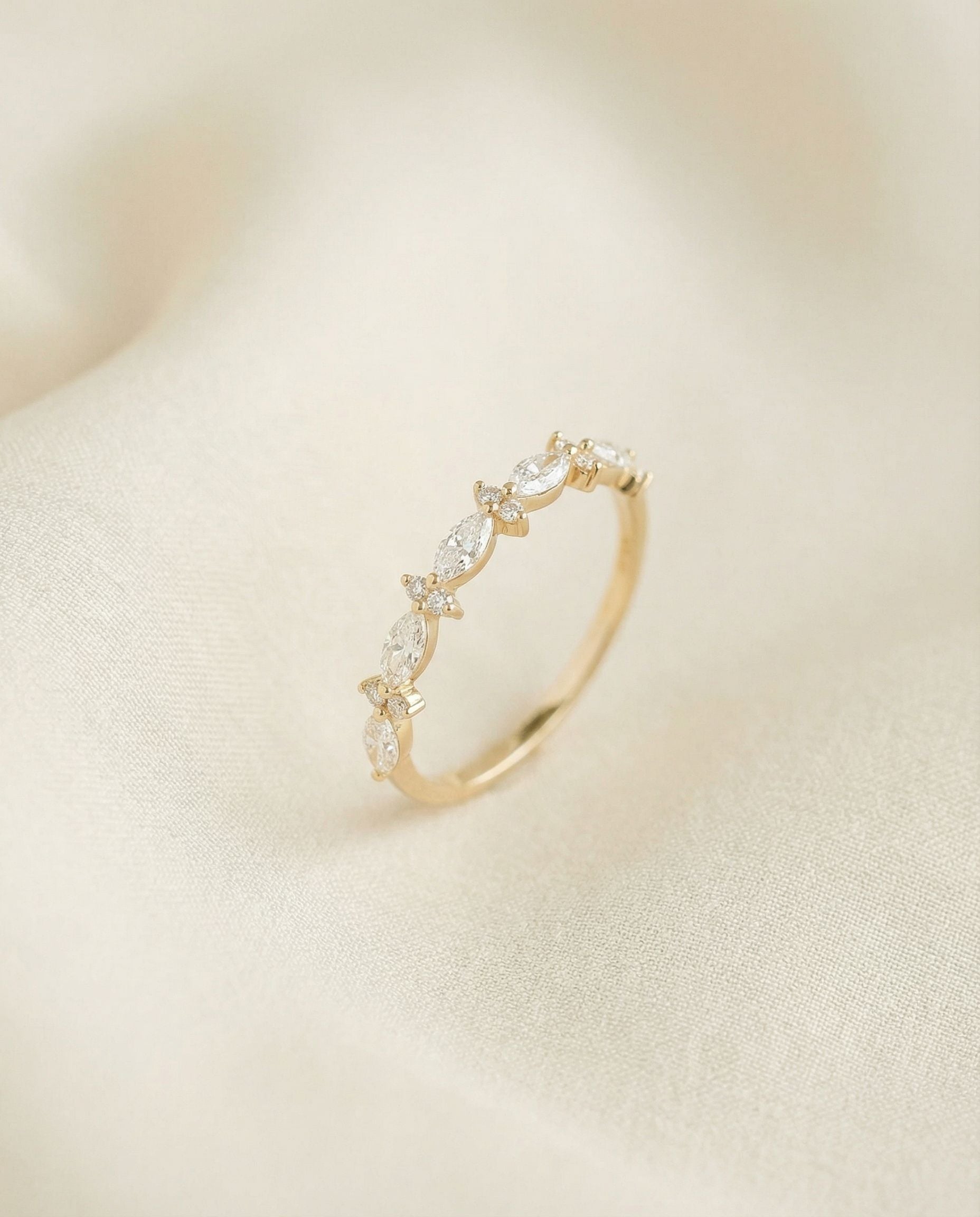 Flavia Marquise Diamond Ring