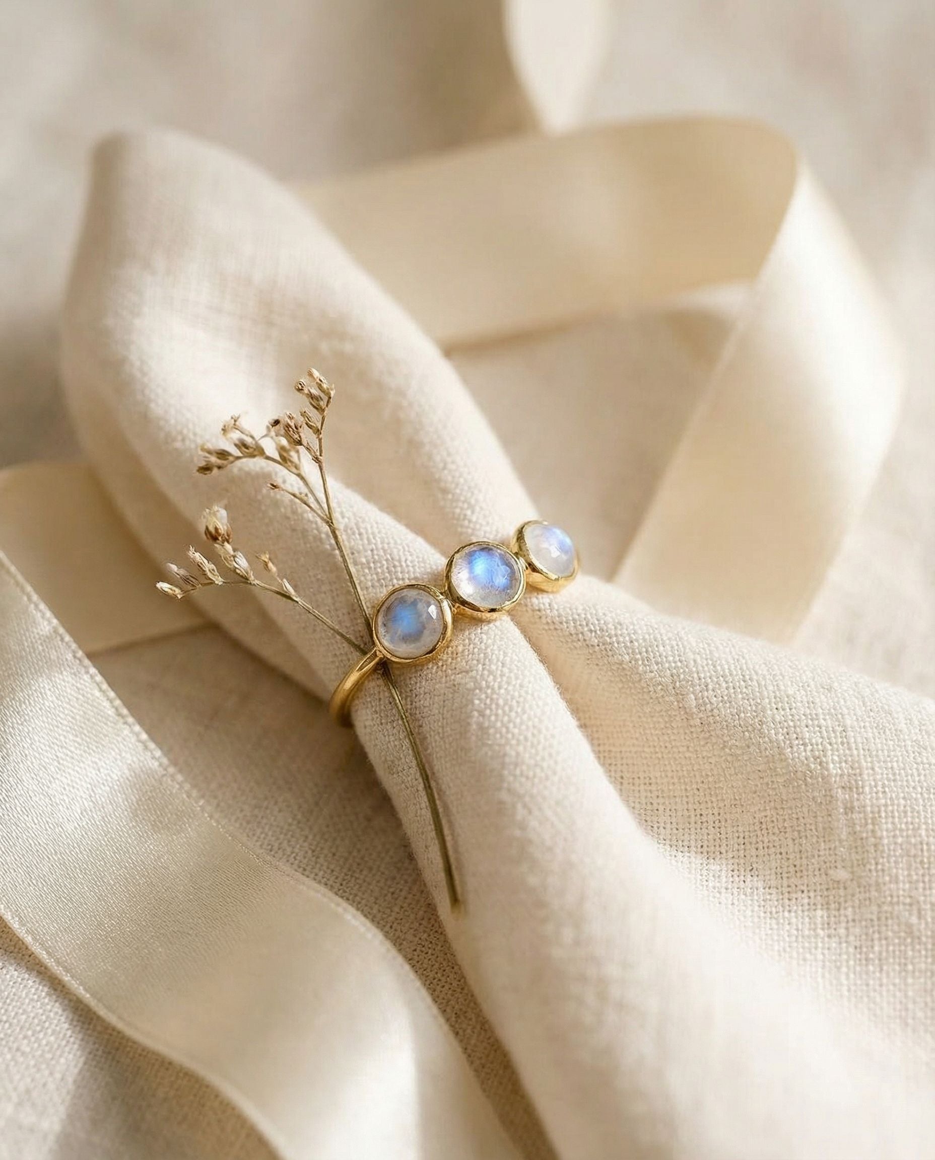 Simona Moonstone Ring