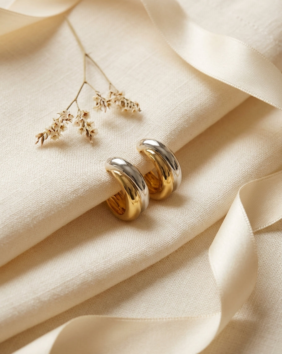 Marina Twisted Hoops