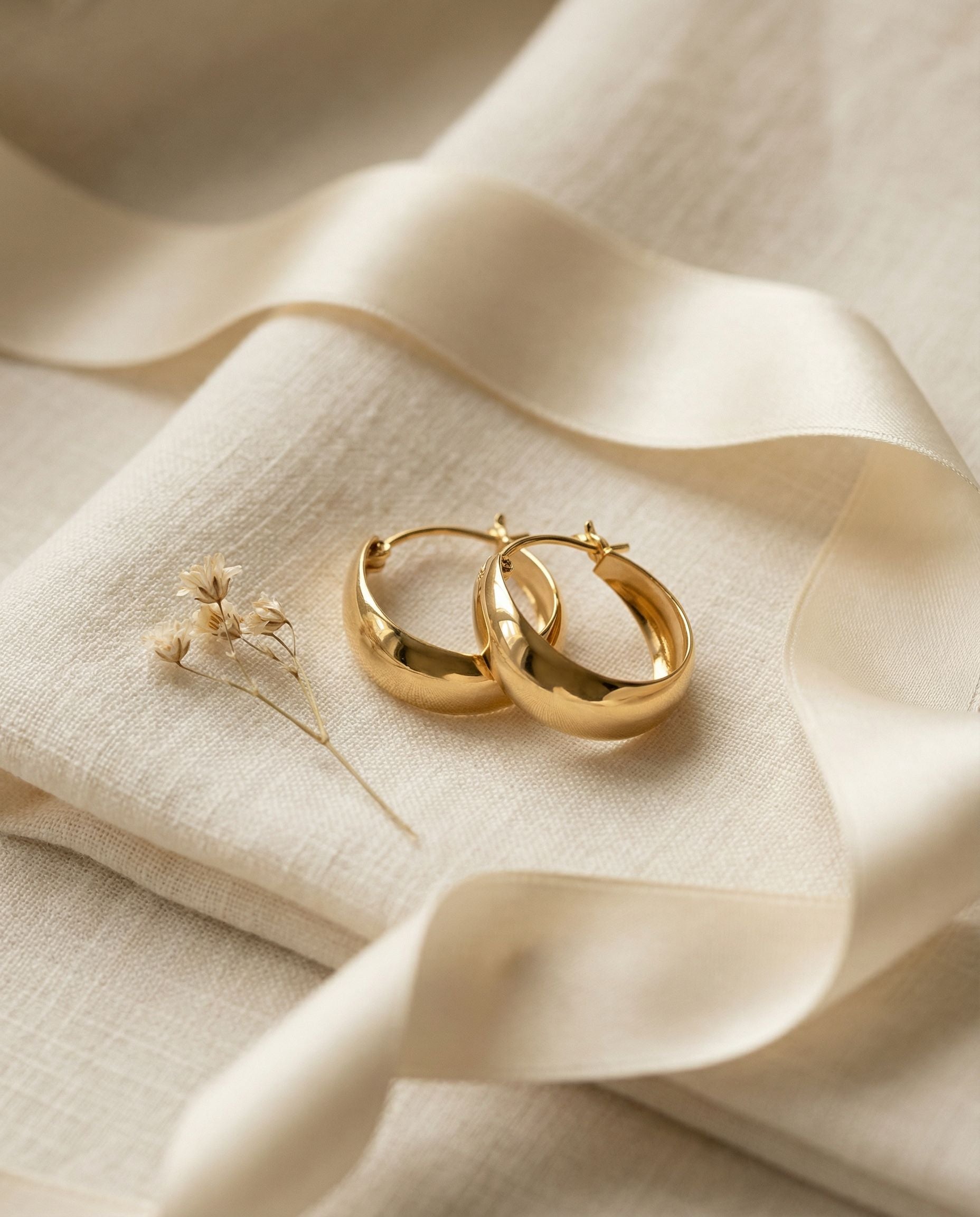 Aurora Gold Hoops