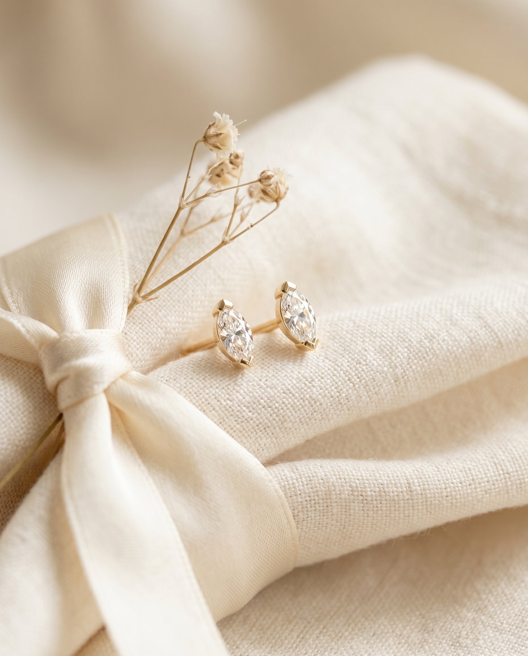 Veronica Diamond Studs
