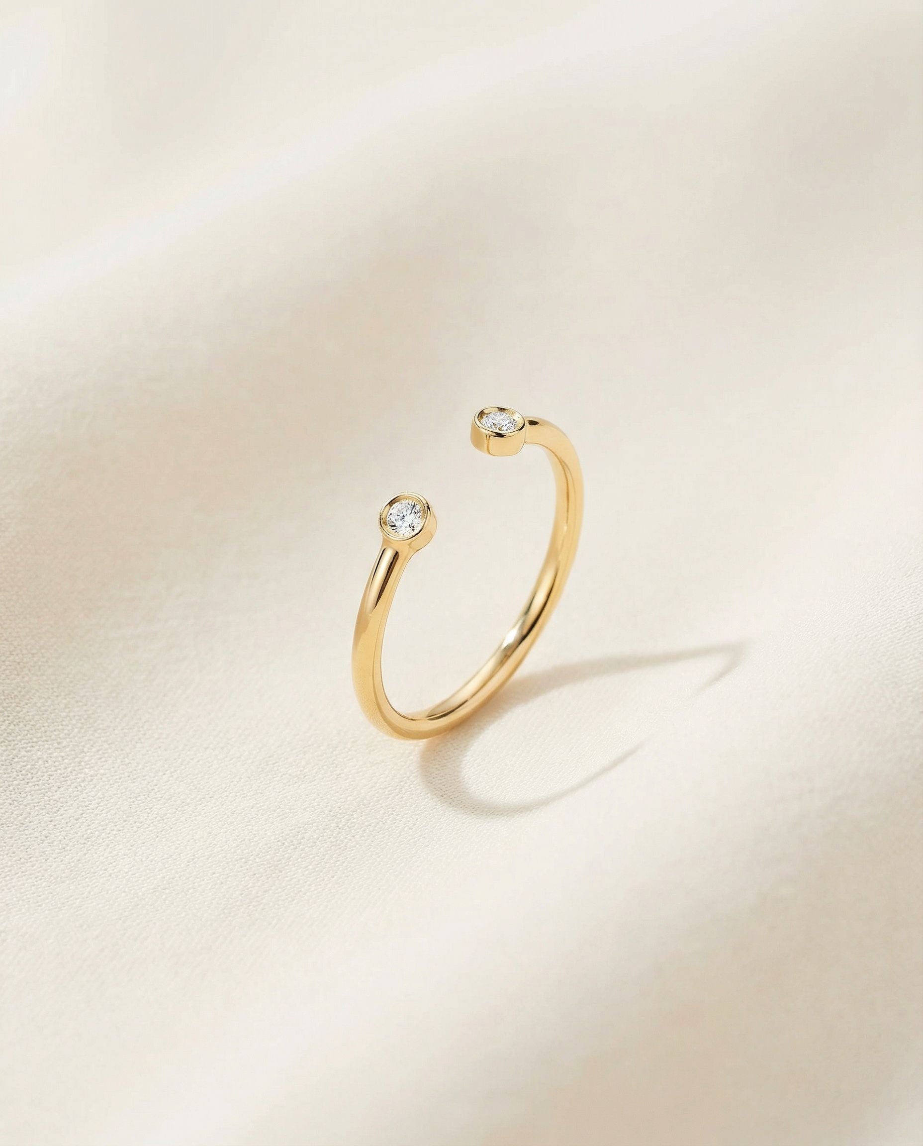 Allegra Diamond Open Ring