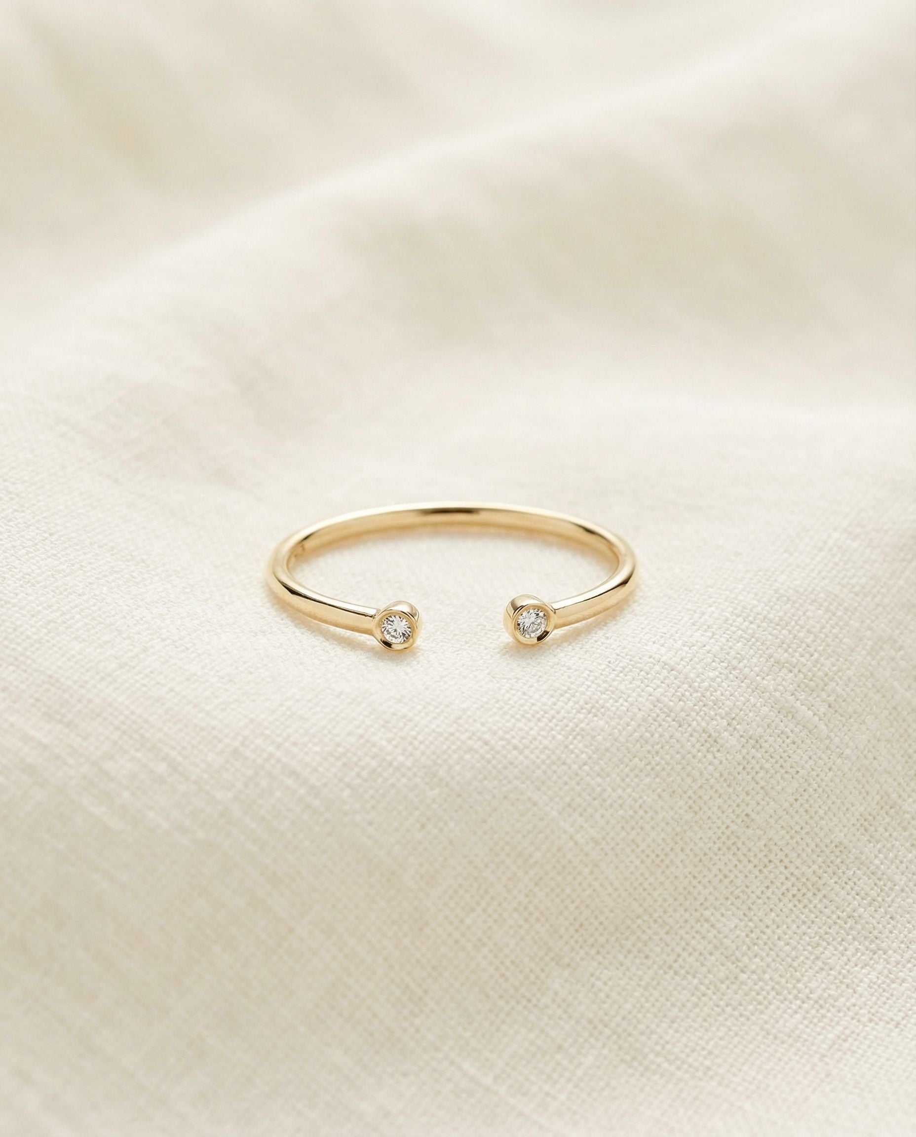 Allegra Diamond Open Ring