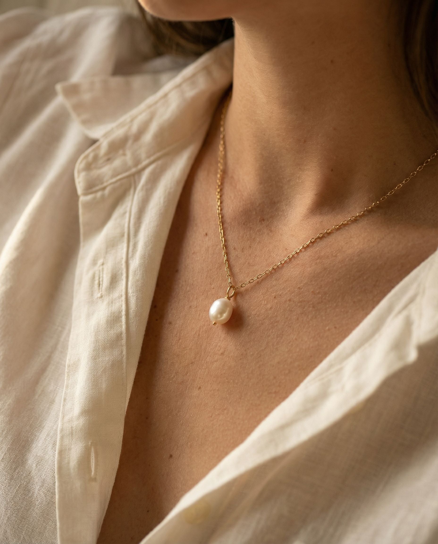 Nadia Pearl Necklace