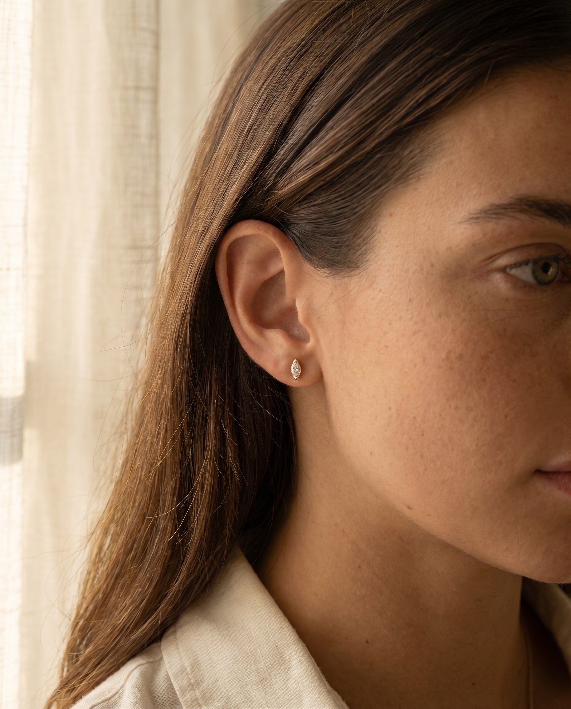 Veronica Diamond Studs
