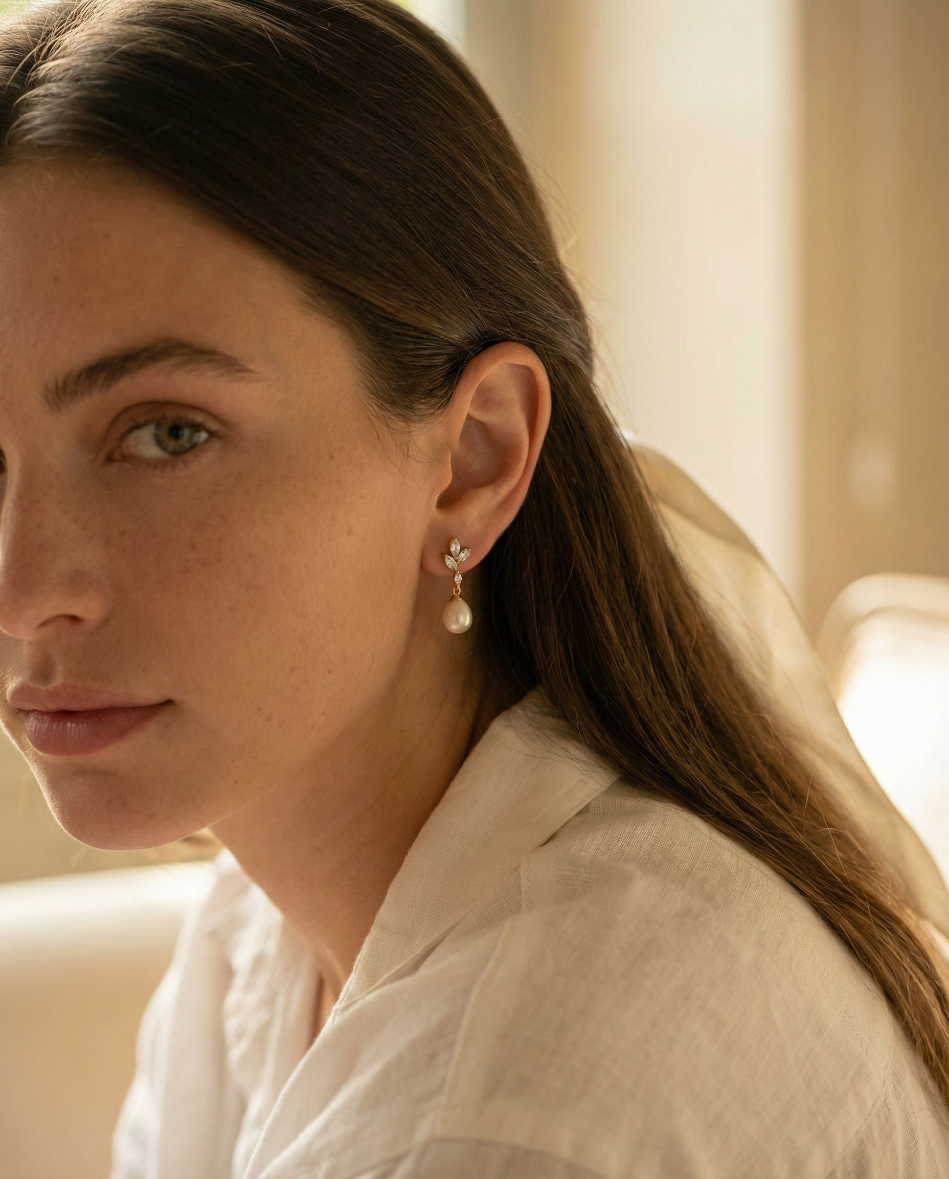 Margherita Pearl Drop Earrings