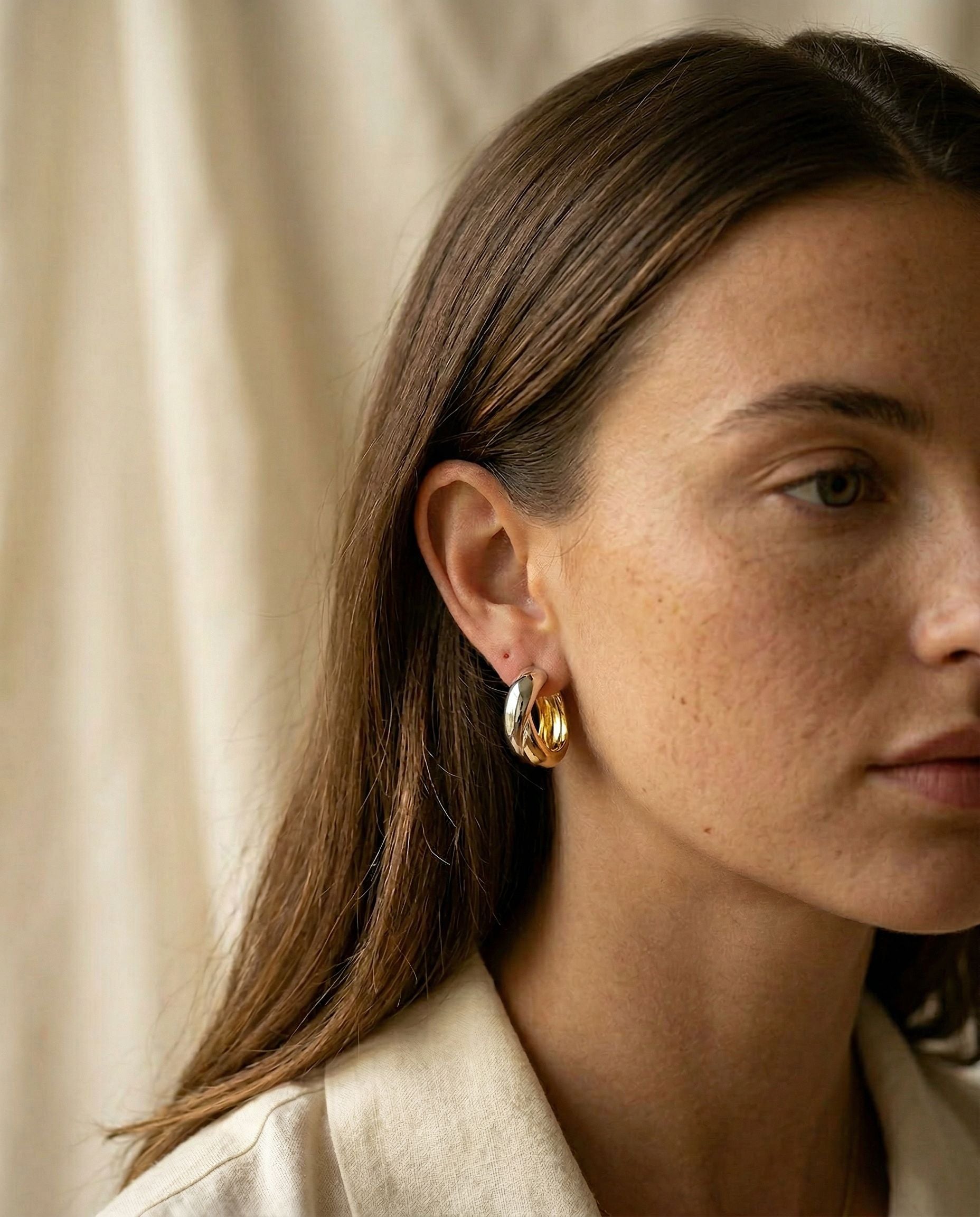 Marina Twisted Hoops