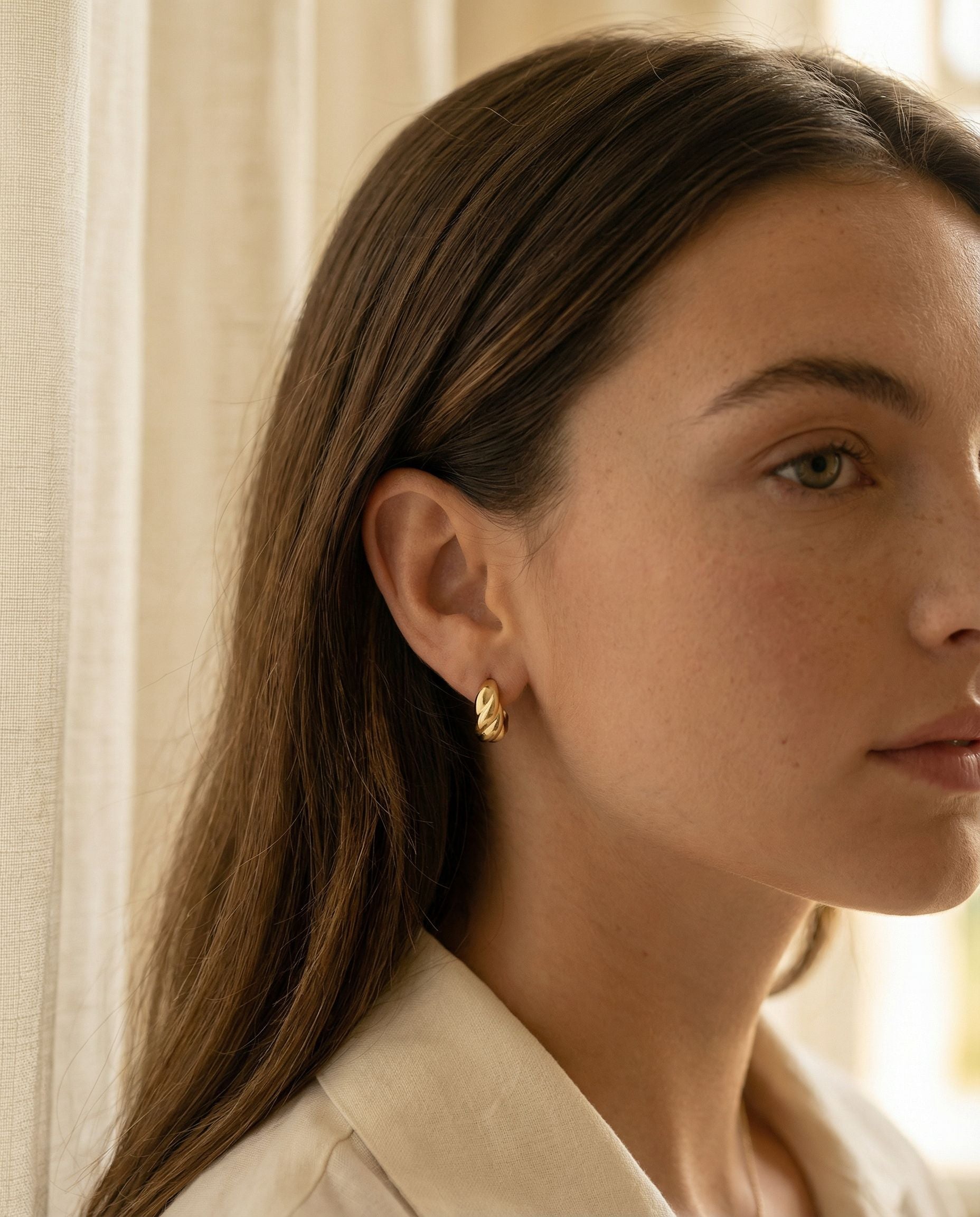 Tiziana Gold Earrings