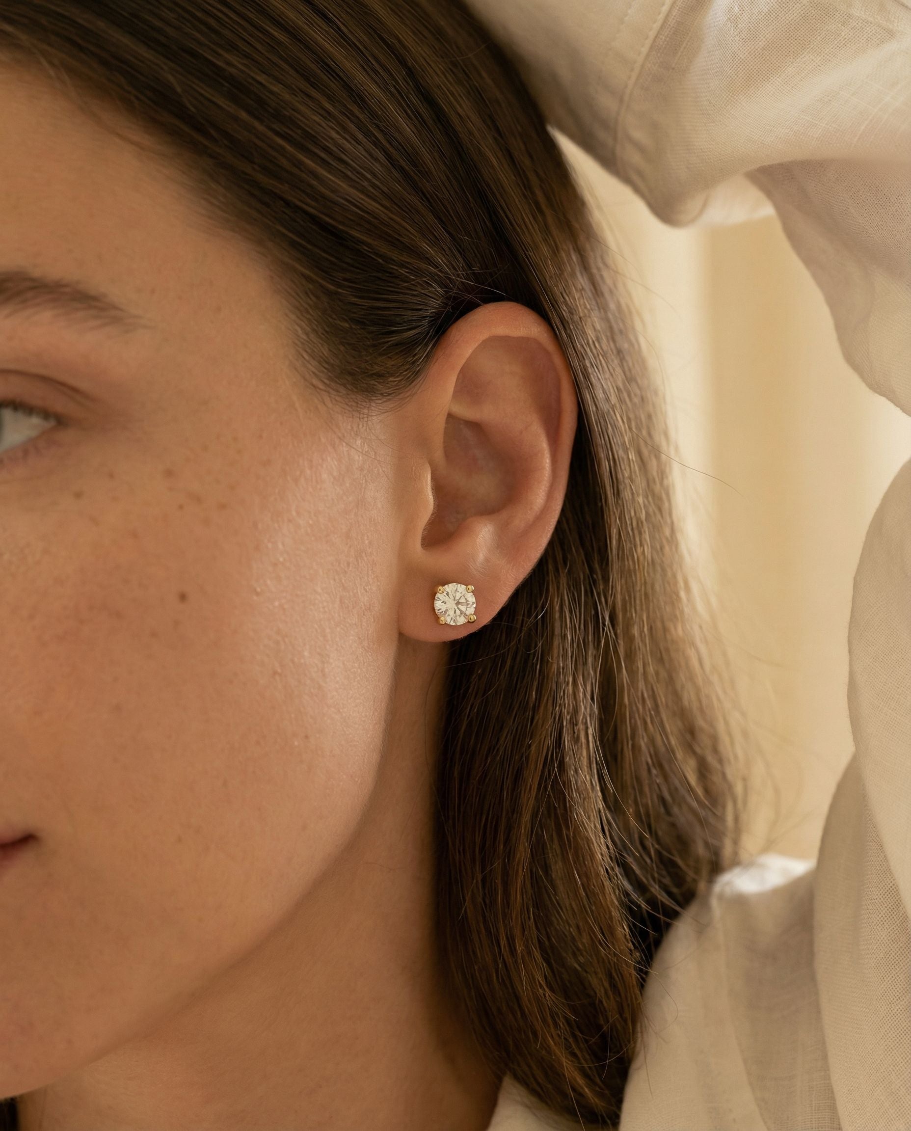 Silvia Sapphire Studs