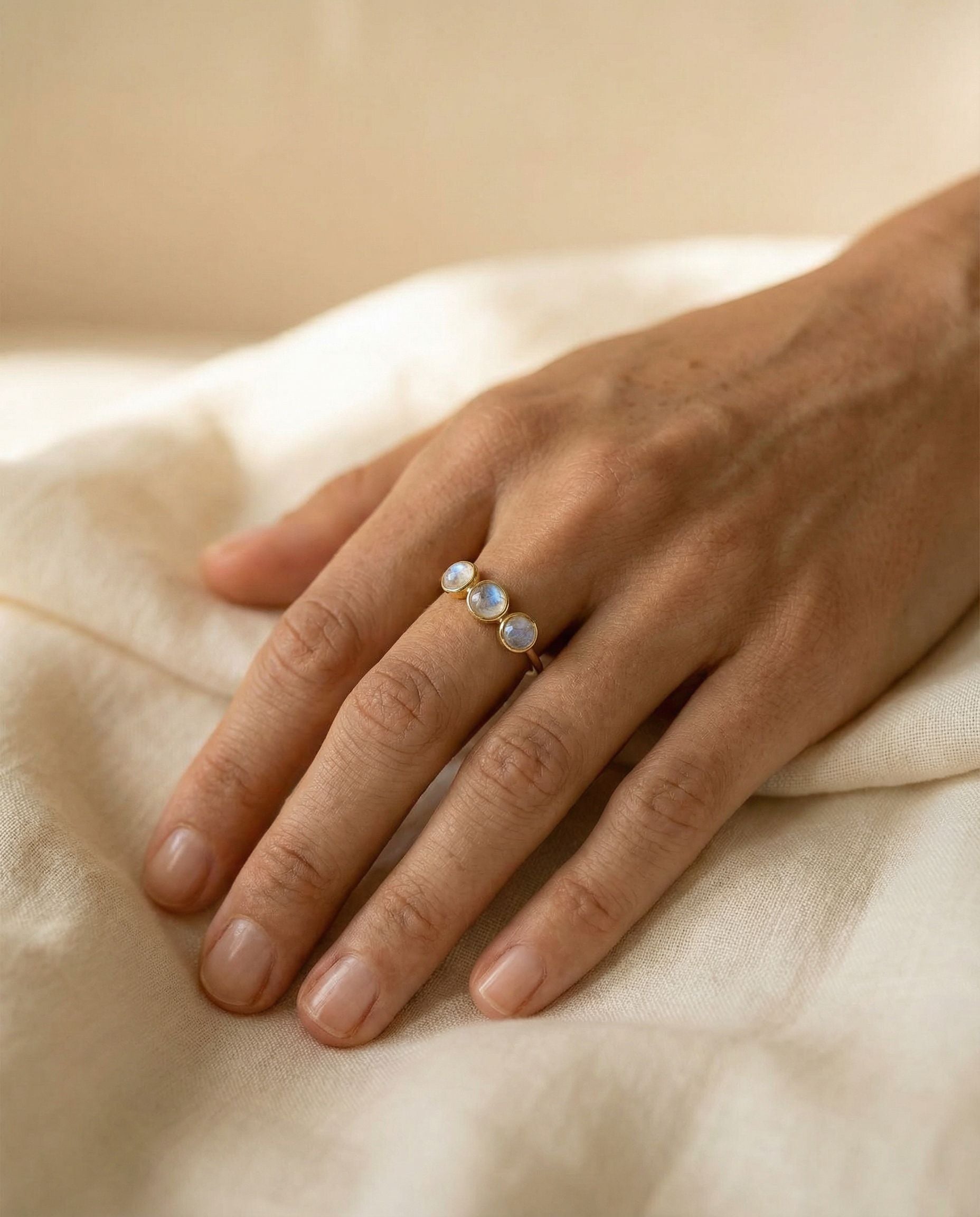 Simona Moonstone Ring