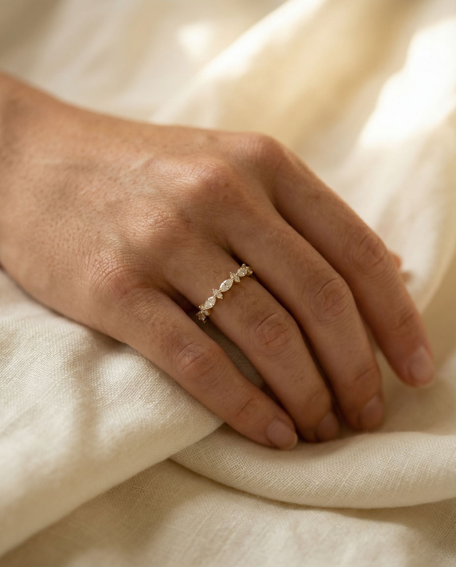 Flavia Marquise Diamond Ring