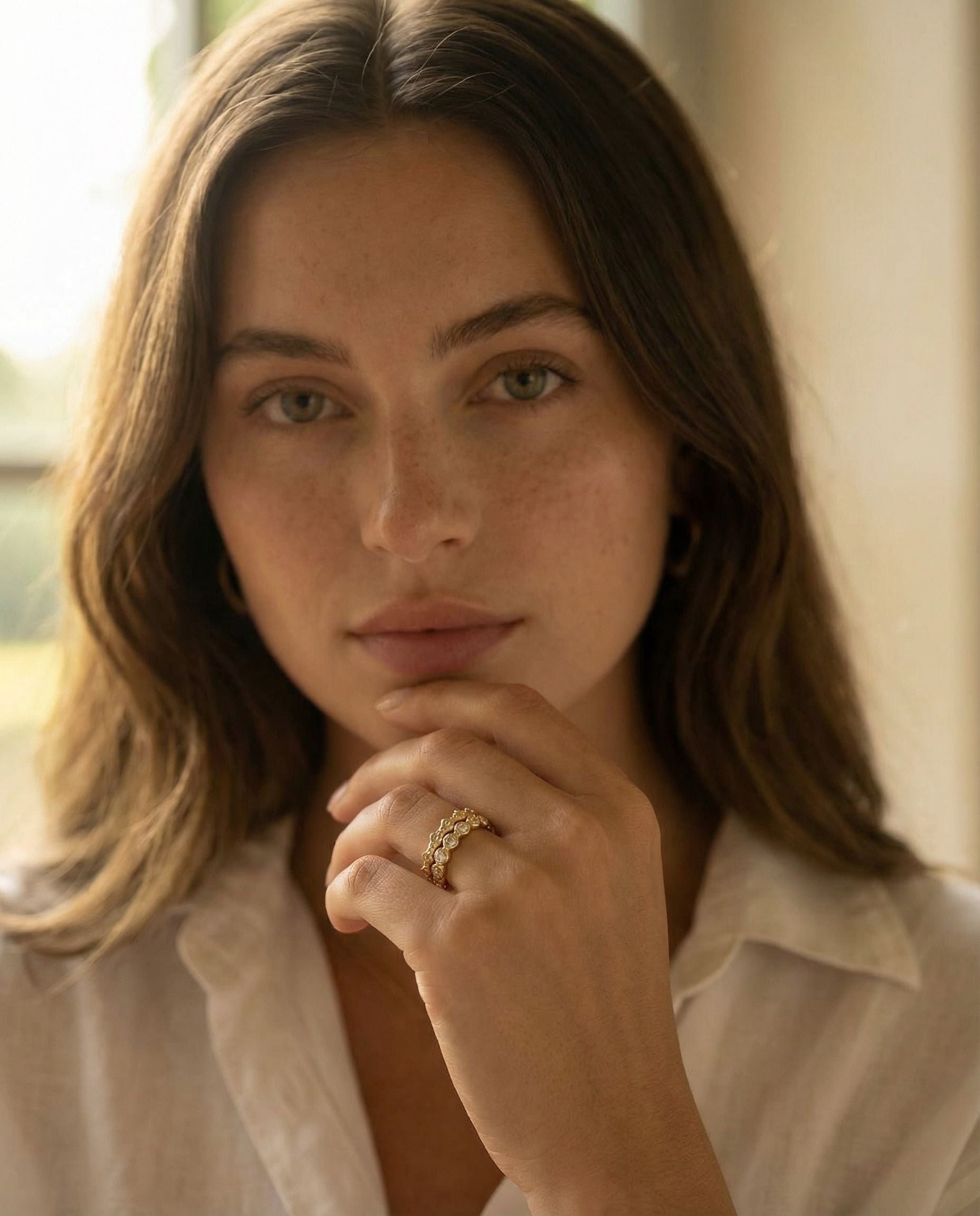 Olivia Scalloped Ring