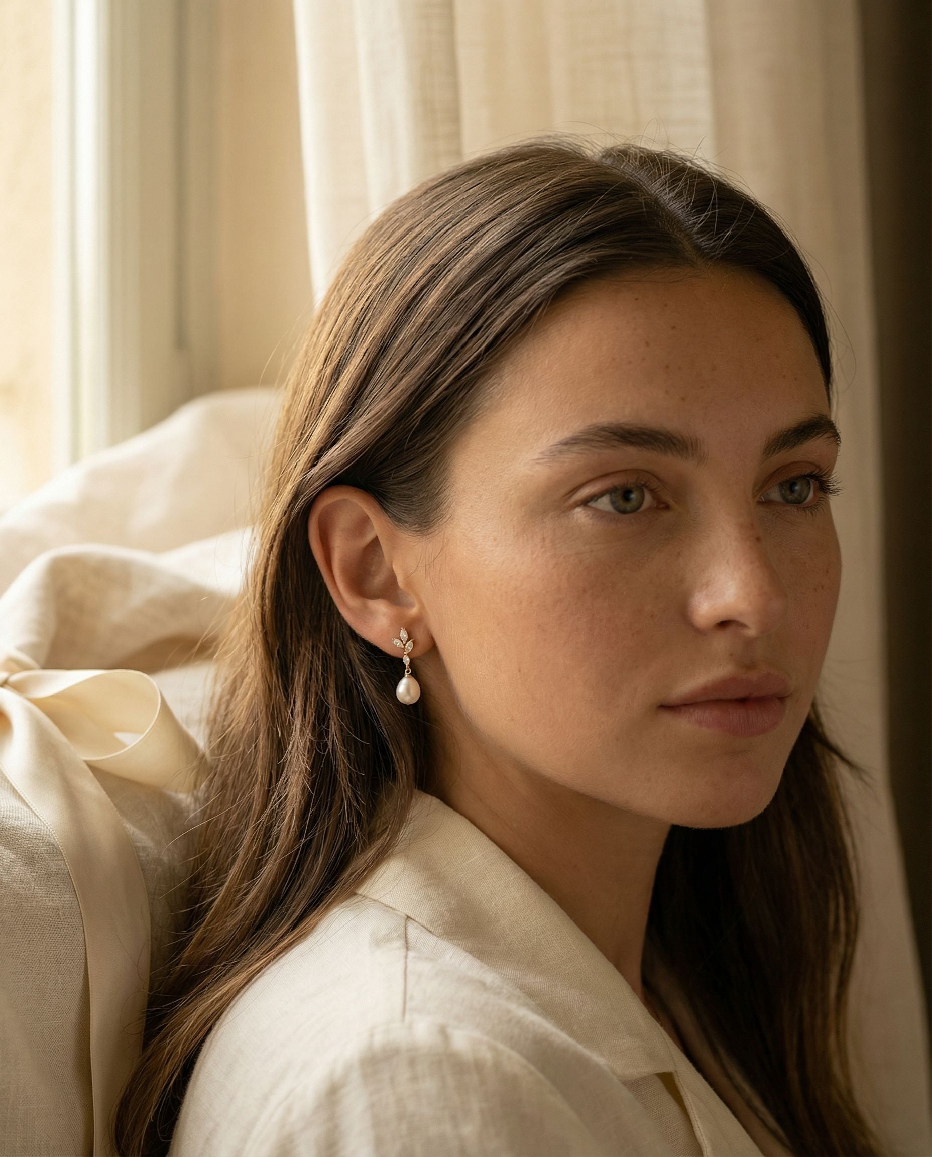 Margherita Pearl Drop Earrings