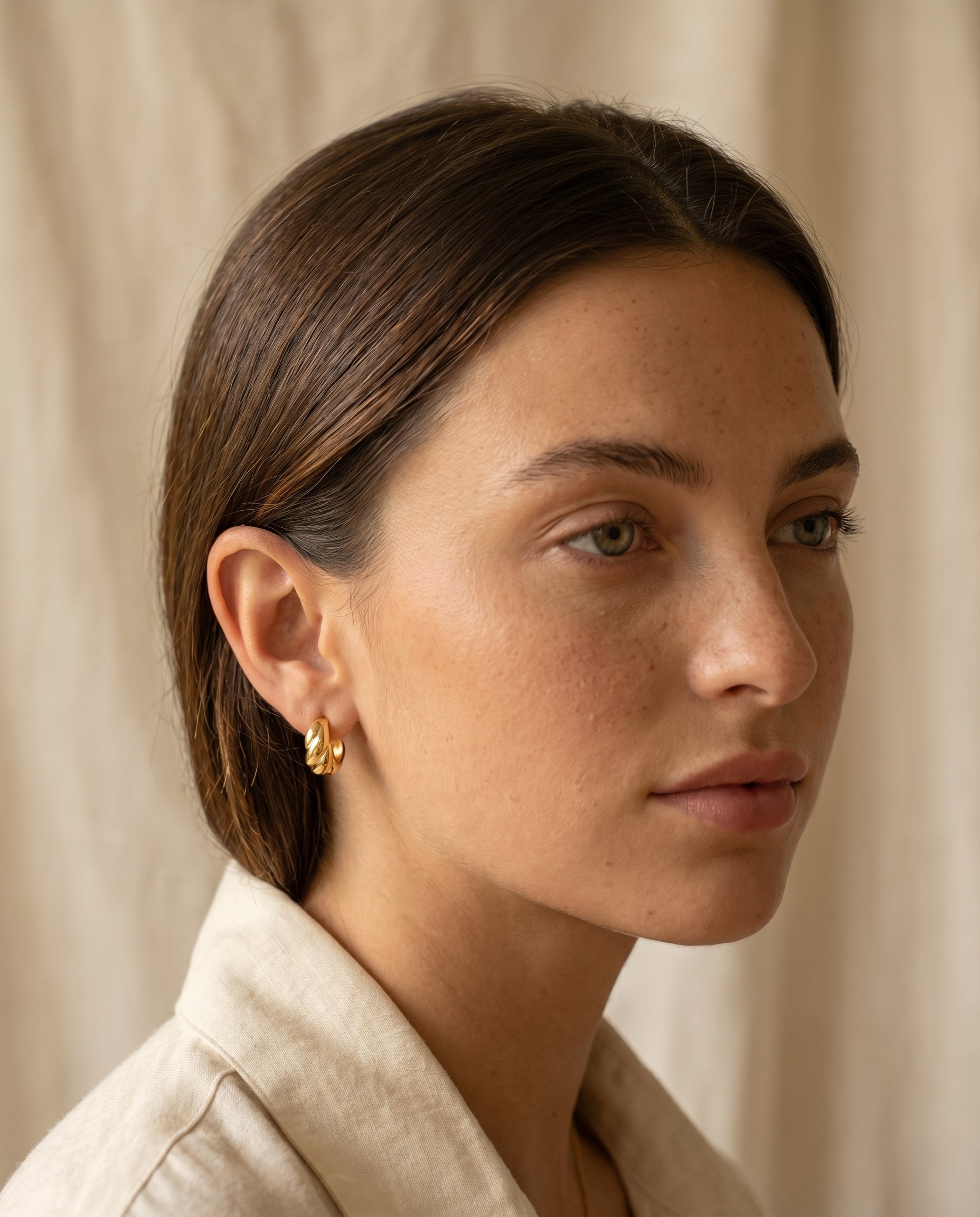 Tiziana Gold Earrings