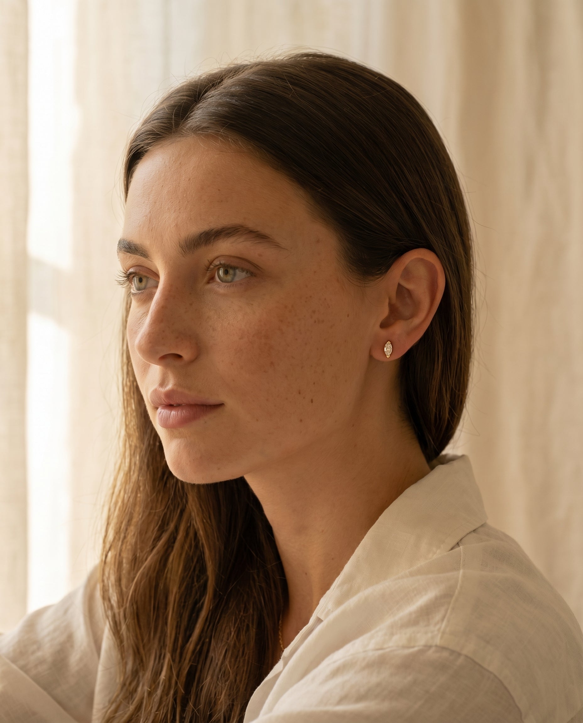 Veronica Diamond Studs