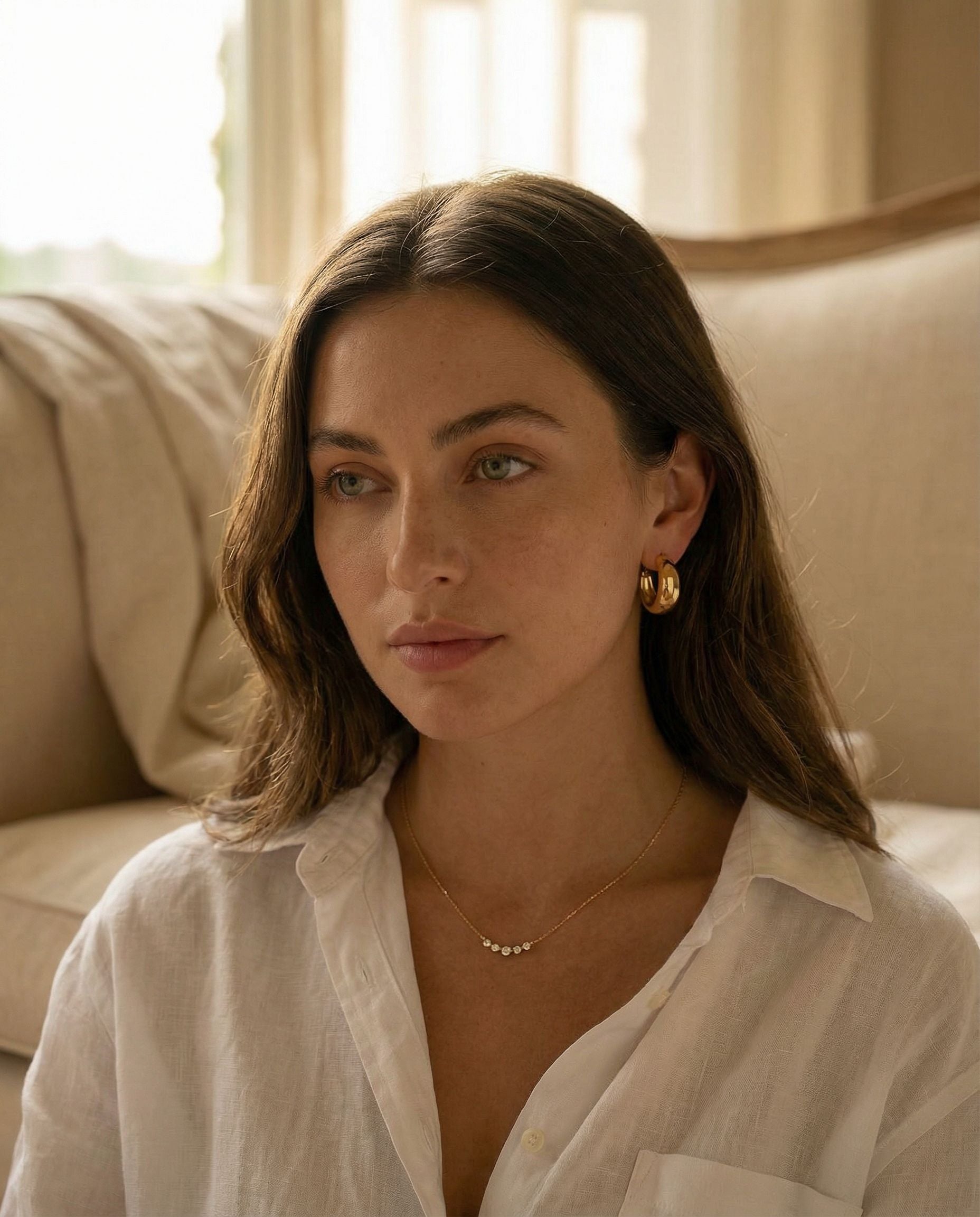 Aurora Gold Hoops