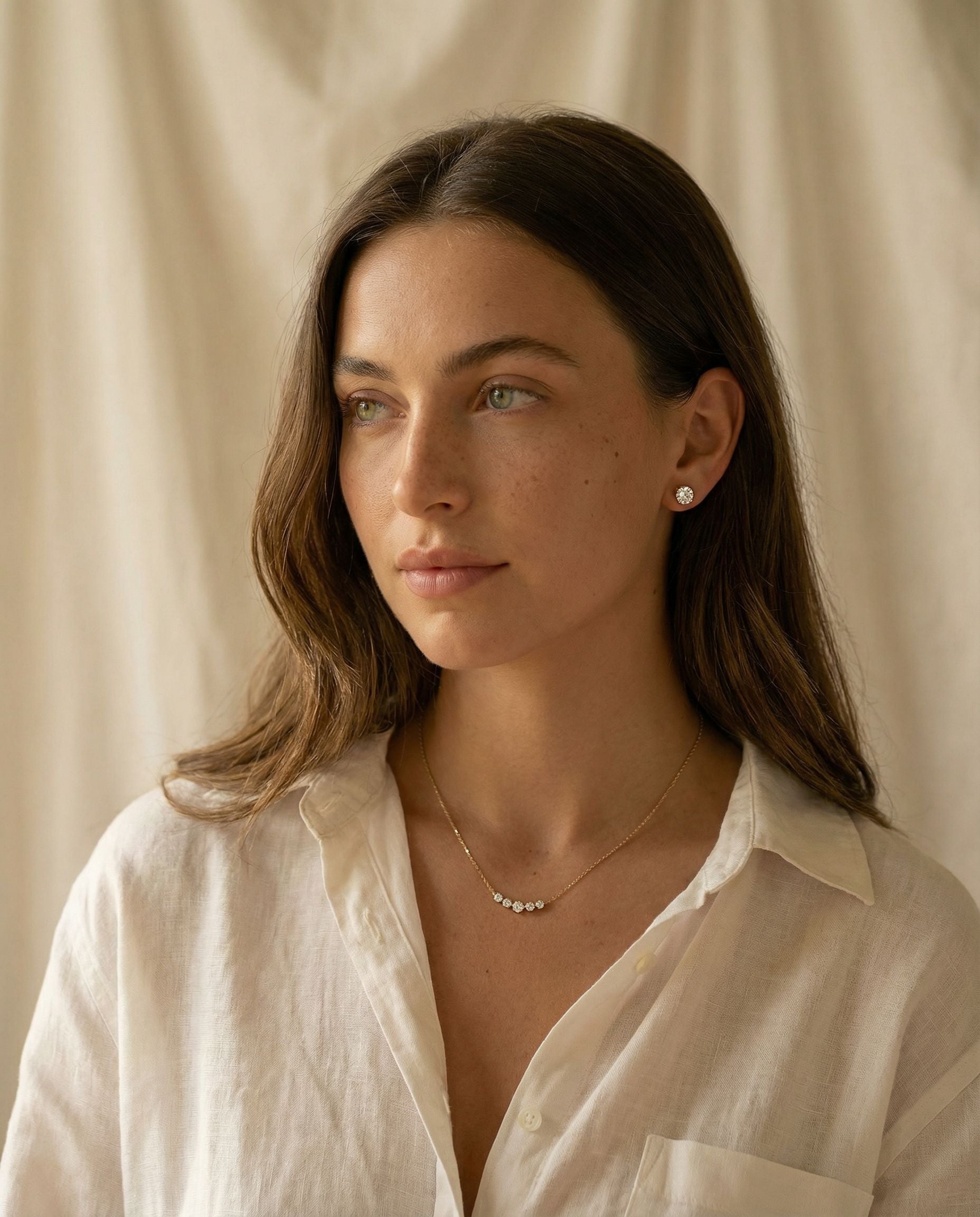 Silvia Sapphire Studs