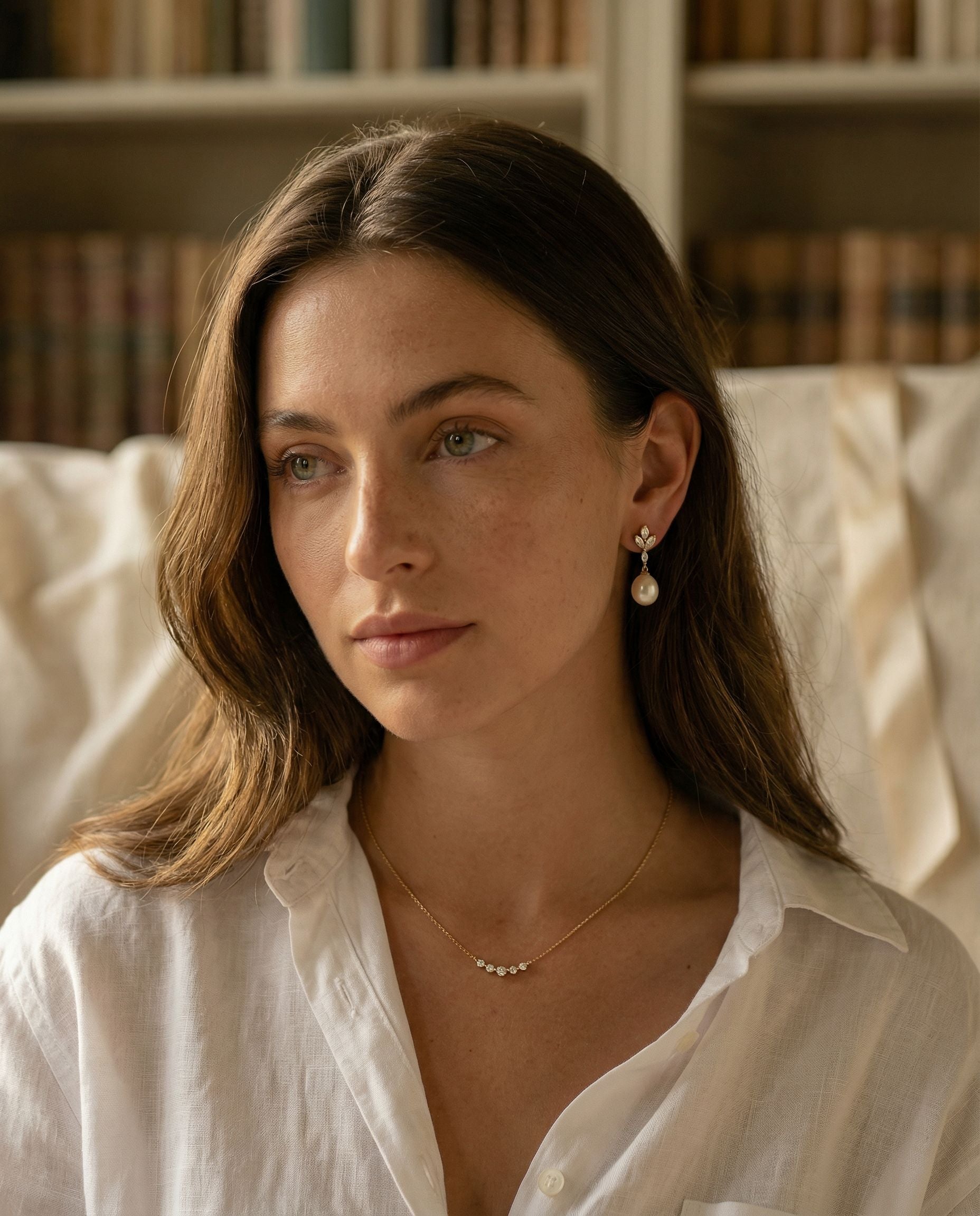 Margherita Pearl Drop Earrings