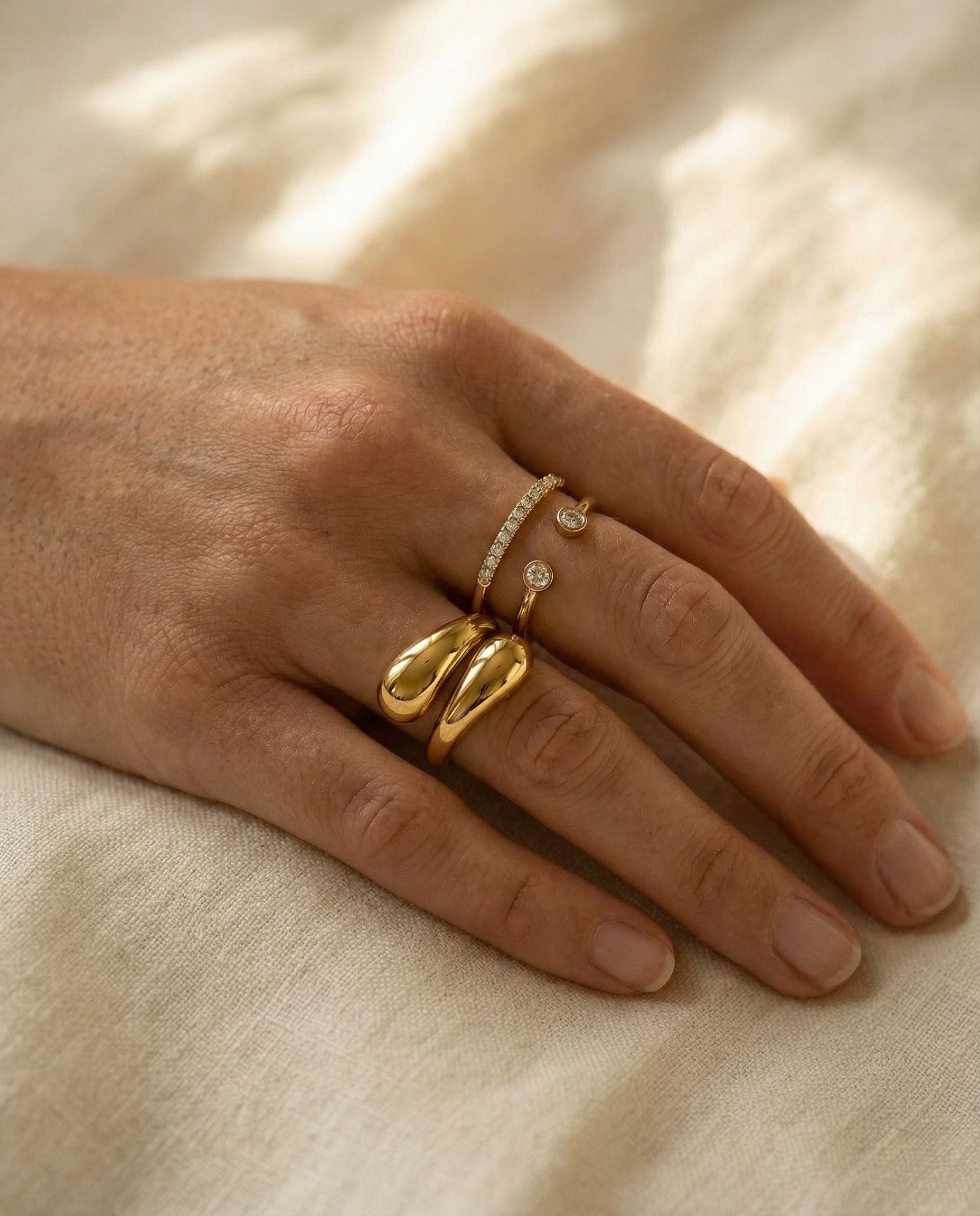 Sabrina Sculpted Ring