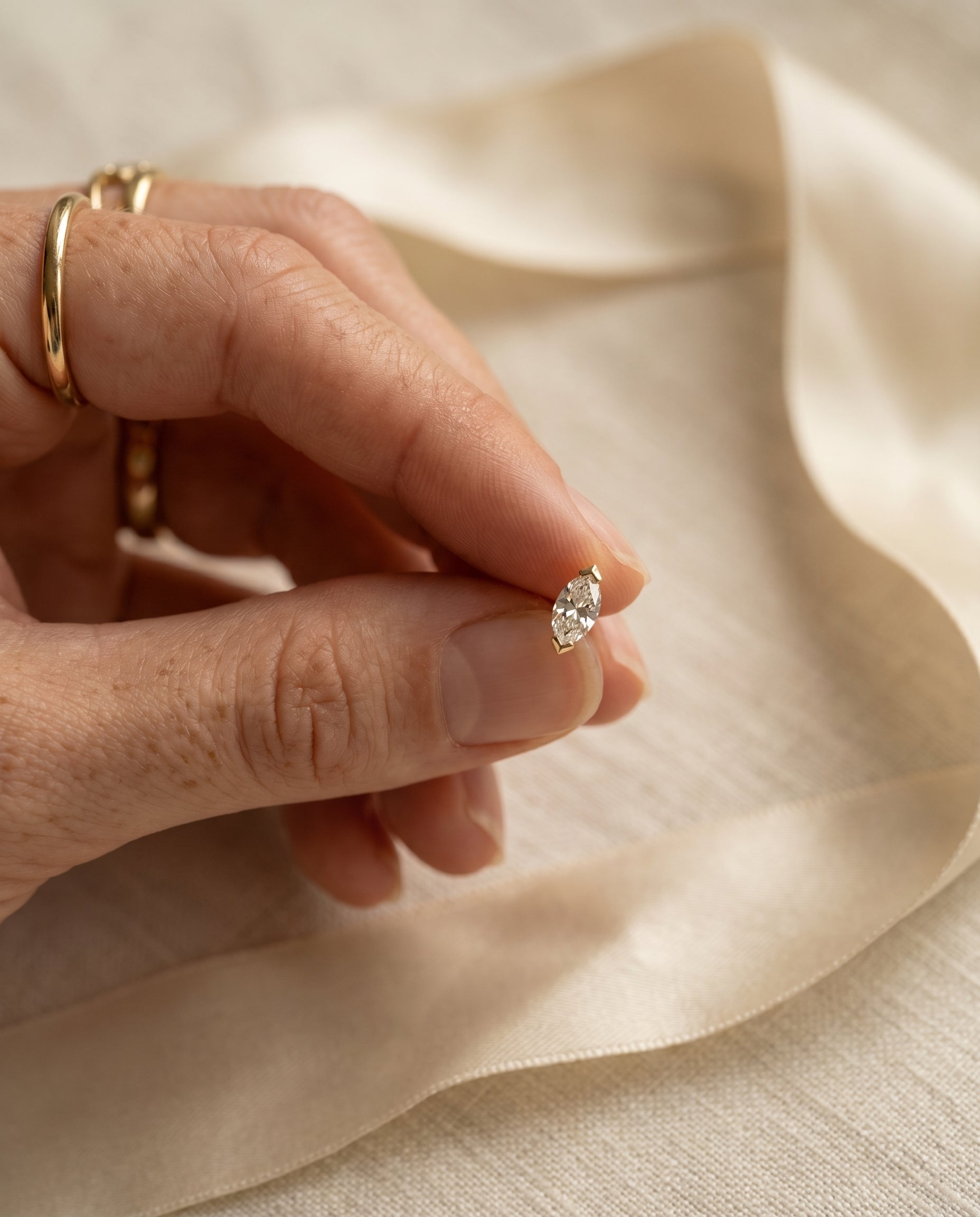 Veronica Diamond Studs