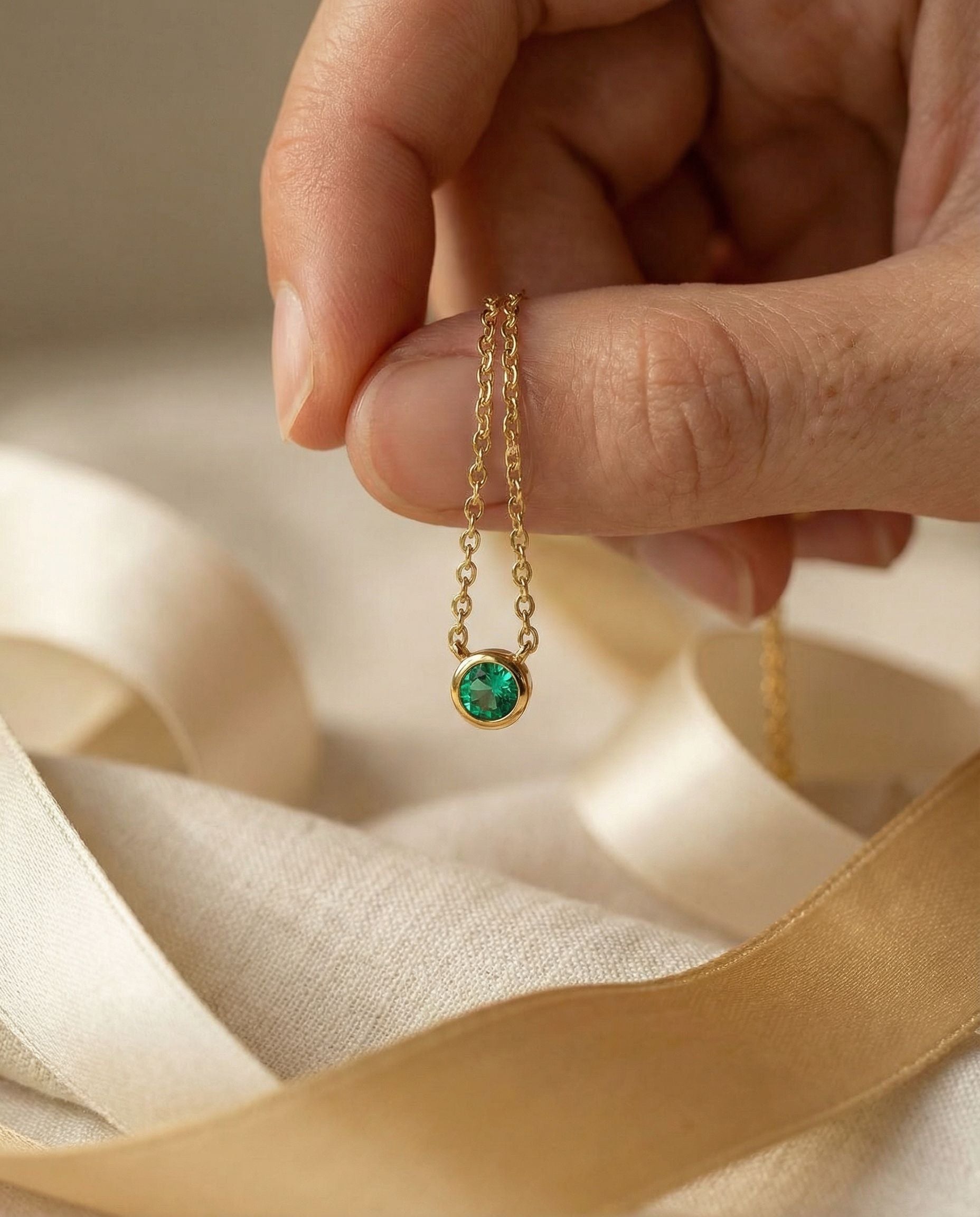 Carlotta Birthstone Necklace