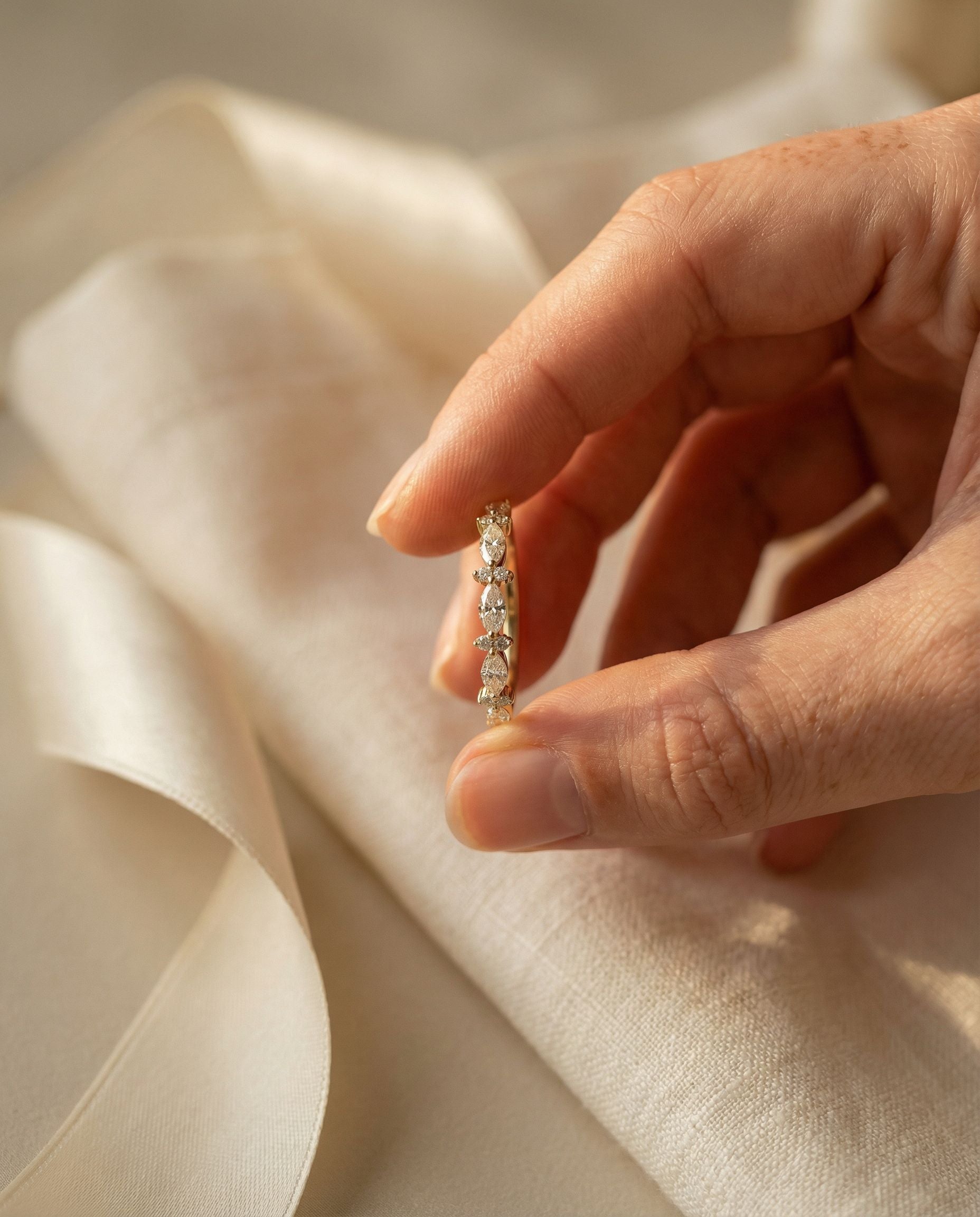 Flavia Marquise Diamond Ring
