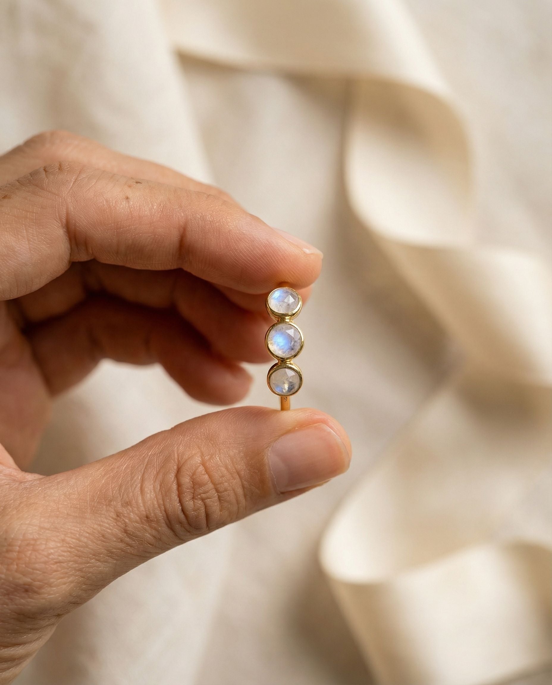 Simona Moonstone Ring
