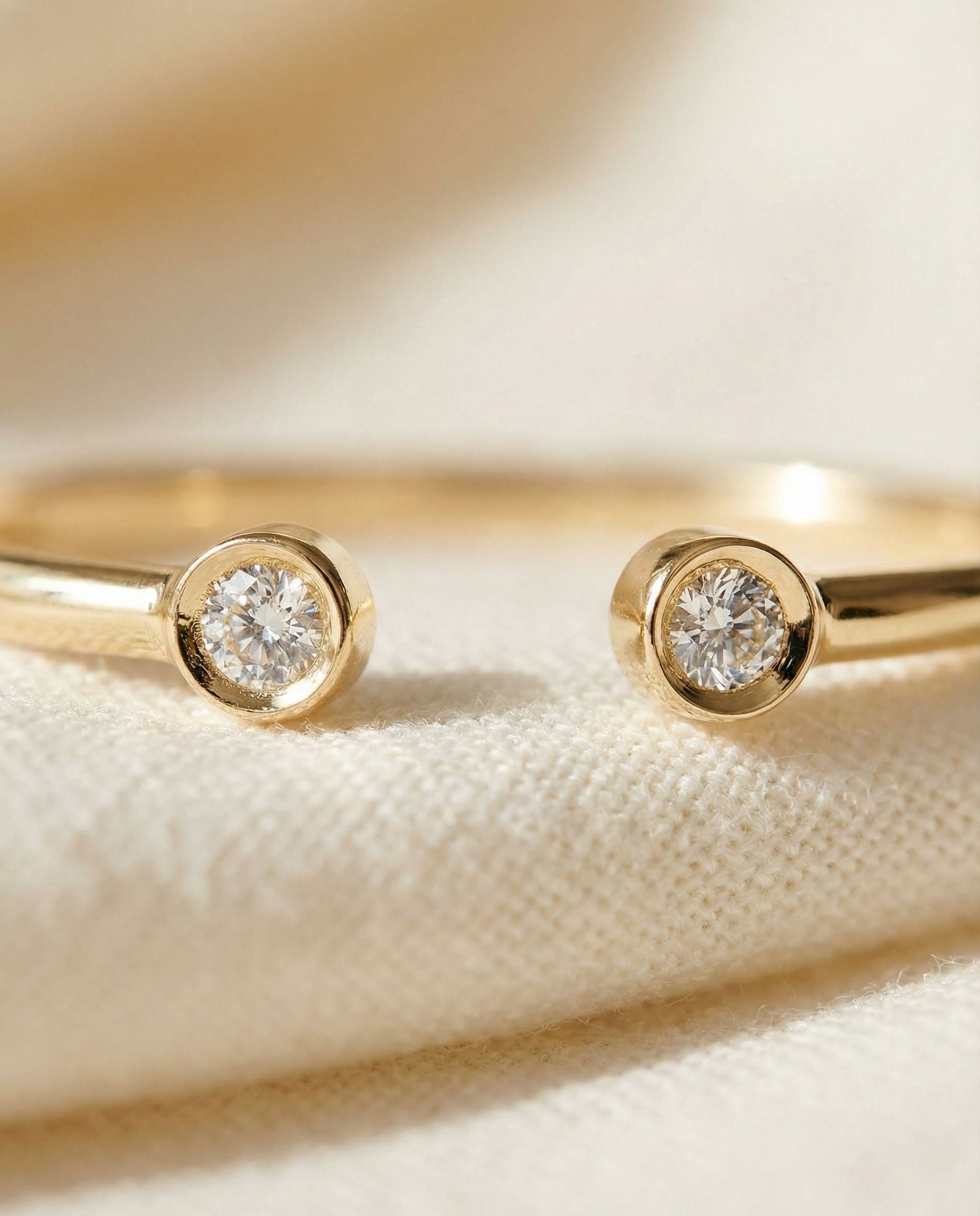 Allegra Diamond Open Ring